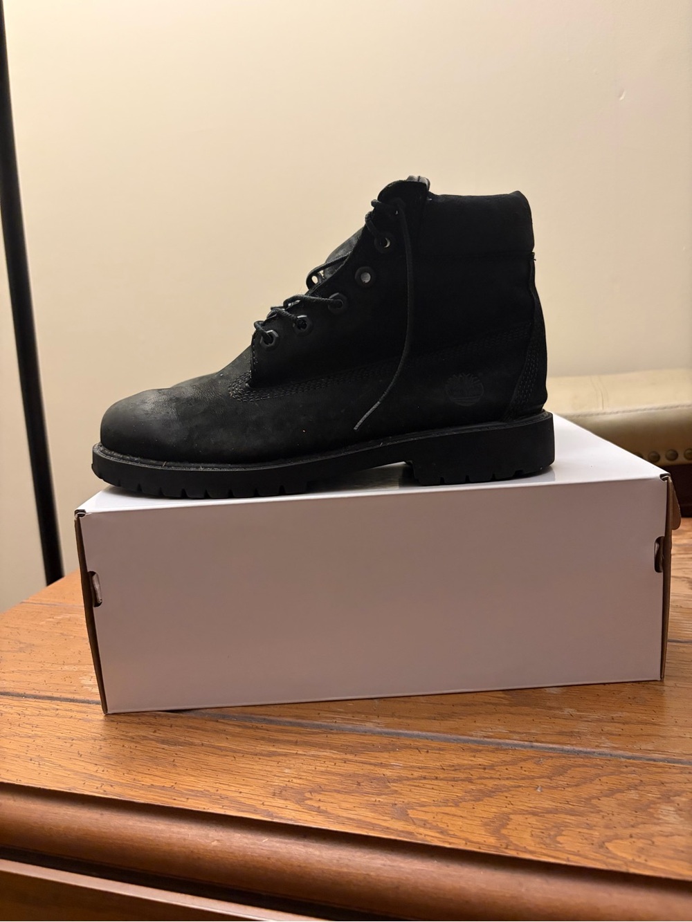 Timberland 6” Women's Black Lace-Up Ankle Boots